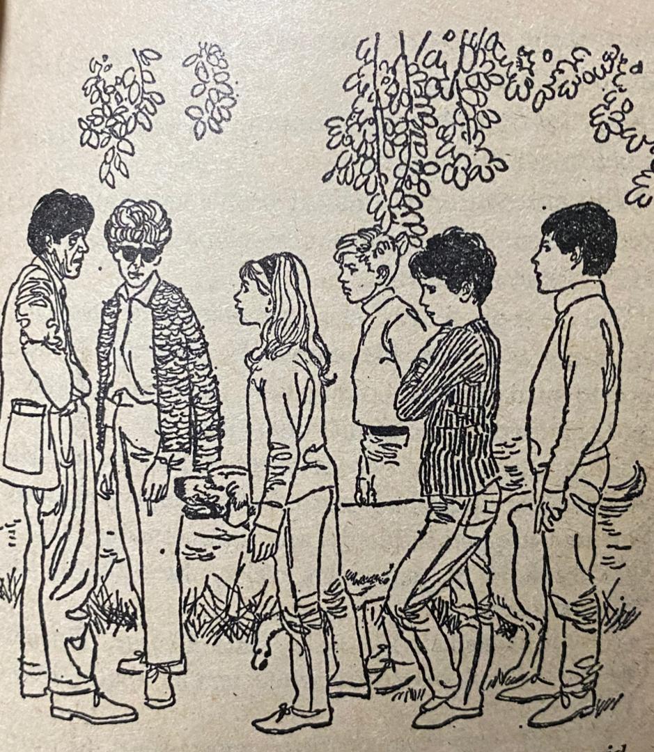 Five On a Hike Together.